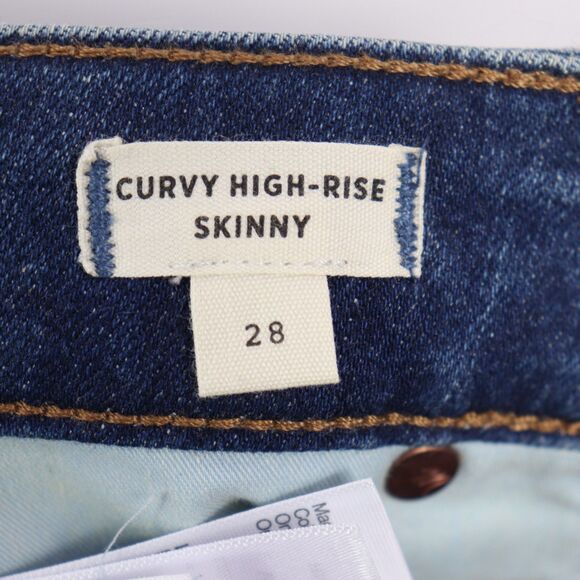 Madewell Curvy High Rise Skinny Jeans size 28 - Picture 5 of 7